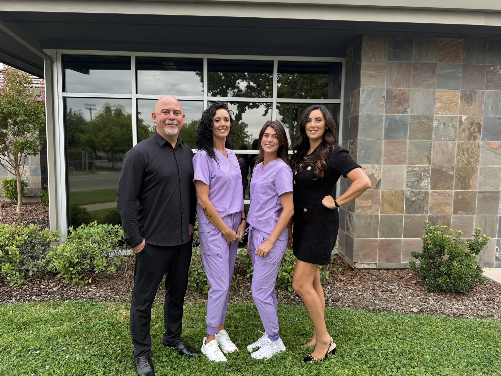 The Home Care by Athena team in front of the office on Reserve Drive in Roseville, CA